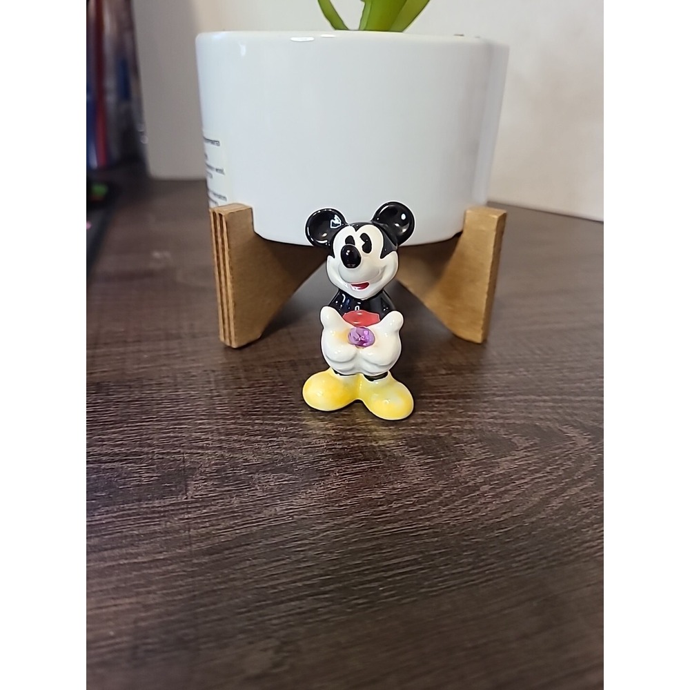Enesco Disney Mickey‎ Mouse Birthstone Figurine October Sparking Opal